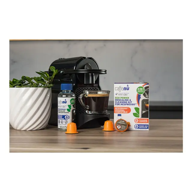 Caffenu KIT Καθαρισμού μηχανής Nespresso (4caps caffenu, 1x αφαλατικό Caffenu 200ml) 3