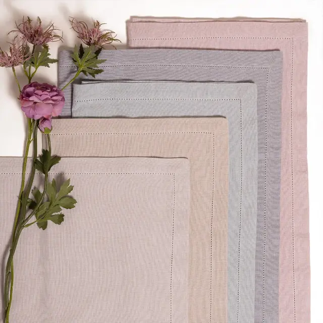 Τραπεζομάντηλο 150Χ190 Melinen Luise 100% βαμβακερό- Beige 2