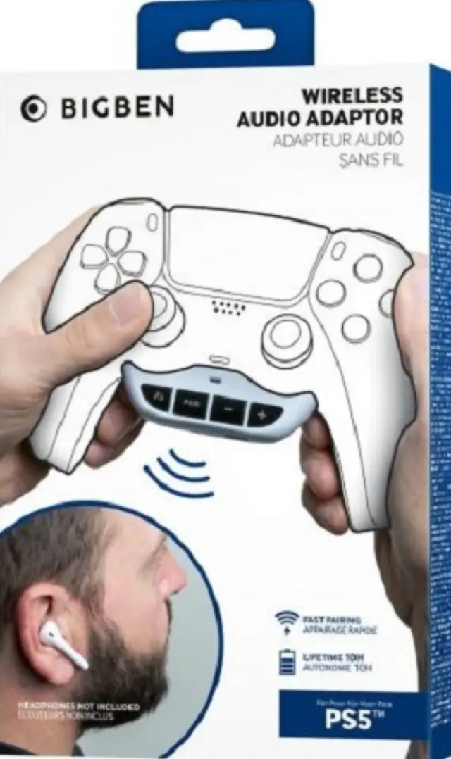 Big Ben Ασυρματος Δεκτης για PlayStation 5 DualSense Wireless Audio Adapter