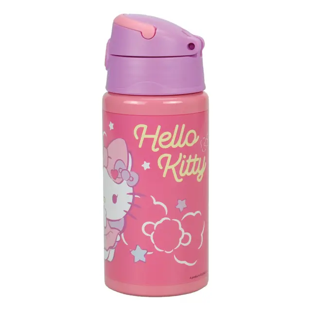 Παγούρι αλουμινίου με καλαμάκι Hello Kitty 500ml 3