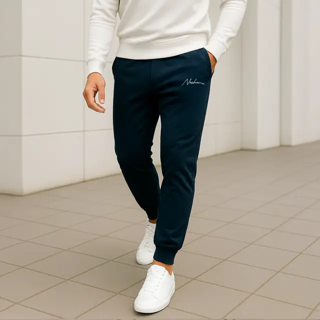 Φόρμα Noshame® Navy με τύπωμα Calligraphy - 612556 - XXL