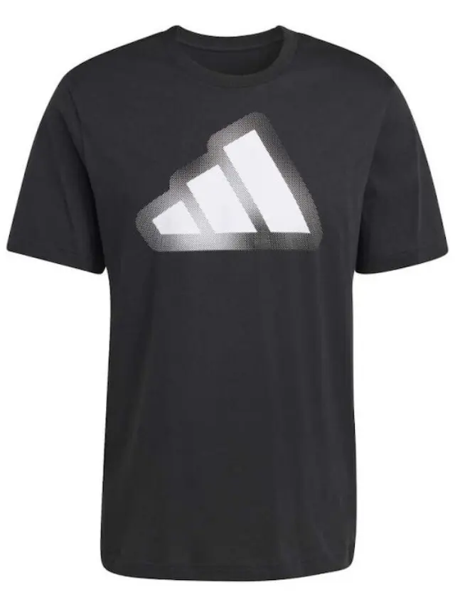 adidasΑθλητική Μπλούζα Κοντομάνικη Μαύρη - S 2