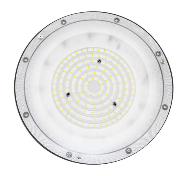 LED ΚΑΜΠΑΝΑ ΑΛΟΥΜΙΝΙΟΥ UFO 100W 230V 4000K ΜΑΥΡΗ