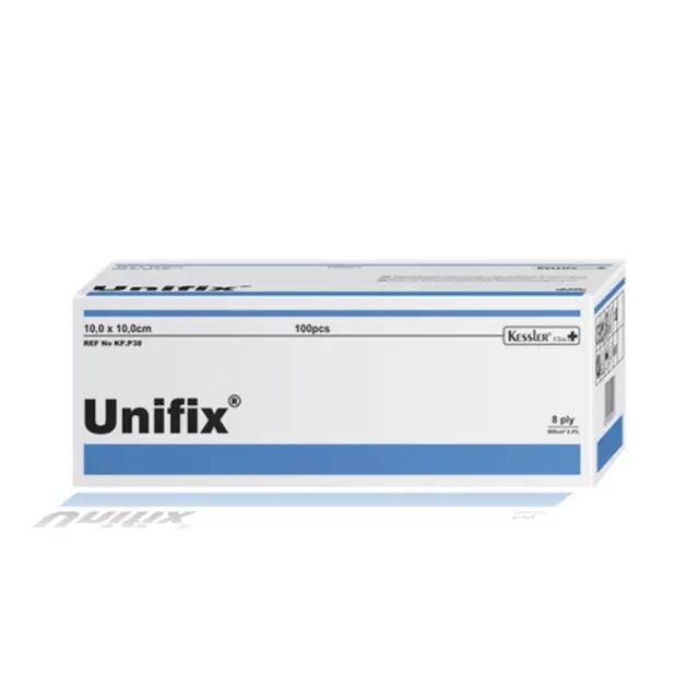 Kessler Unifix Μη Αποστειρωμένες Γάζες 8ply 10x10cm 100τμχ