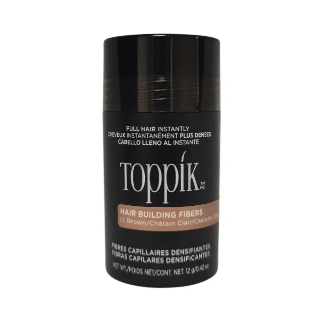 Toppik Hair Building Fibers Light Brown 12g NB