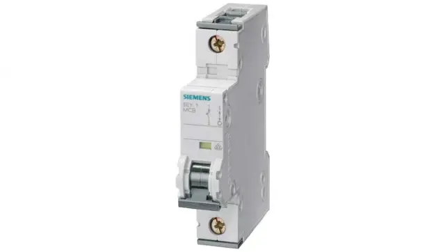 Miniature circuit breaker 230/400 V 6 kA, 1-pole, C, 2 A, D=70 mm