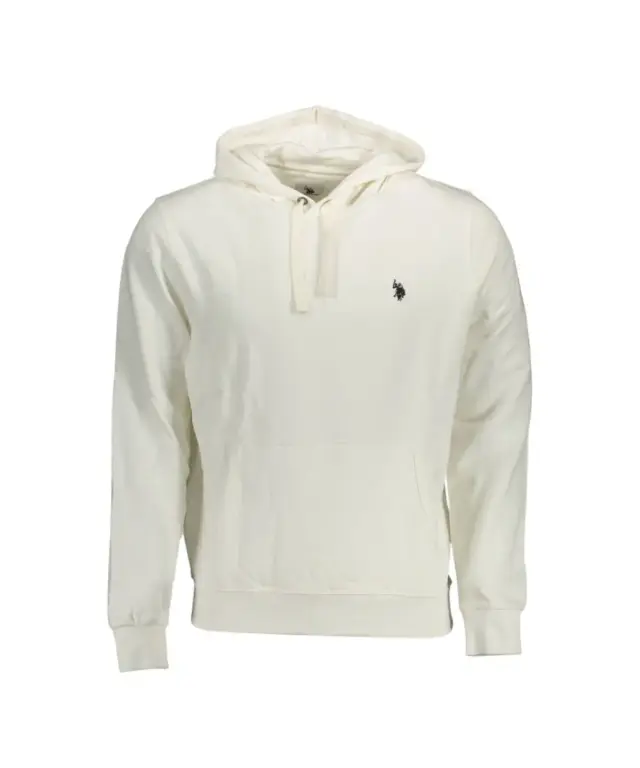 U.S. Polo Assn. - Ανδρικό Φούτερ Με Κουκούλα 63012-53223-101 Λευκό 3