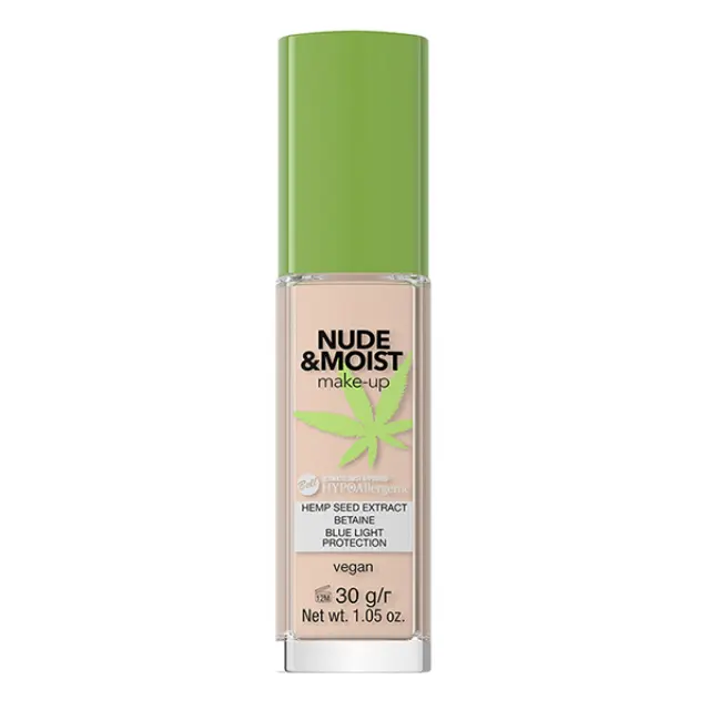 Bell HYPOAllergenic Hemp Nude και Moist Makeup No 01 Light Beige 30g