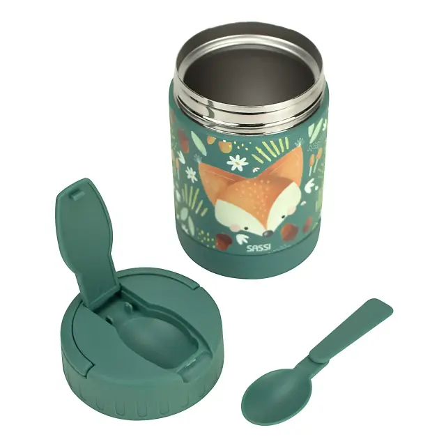 Sassi Ανοξείδωτος Θερμός Φαγητού 350ml Crunchy The Fox 2