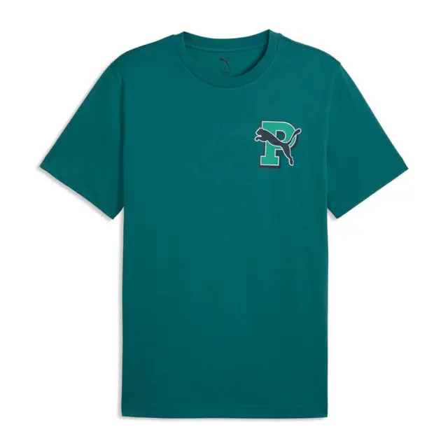 Puma Men's Graphic Varsity Tee Πράσινο 691776-41 (Puma) - XLarge