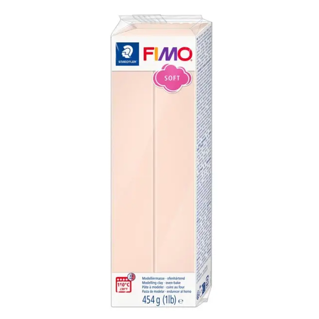 Πολυμερικός Πηλός Staedtler Fimo Soft No43 - Light Flesh - 454gr