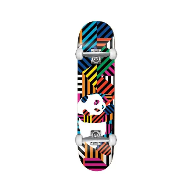 Enjoi Panda Stripes Resin w/soft wheels - Πολύχρωμη ολοκληρωμένη σανίδα 7.75''