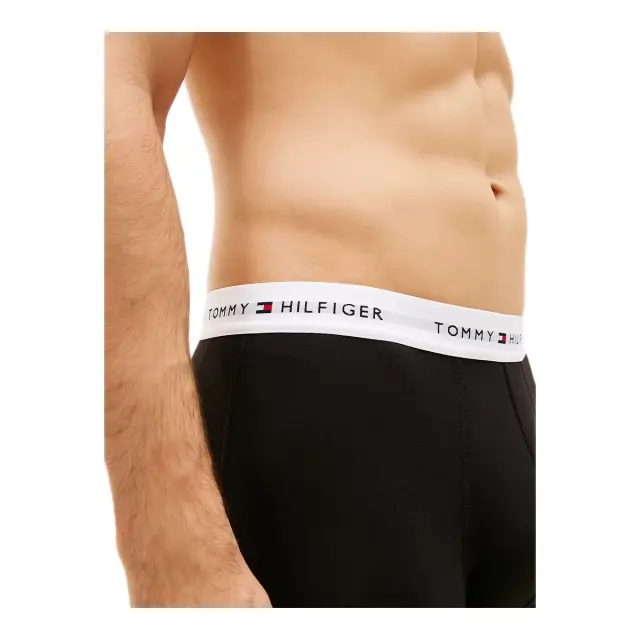 Tommy Hilfiger Ανδρικό Boxer Signature Repeat Logo Trunks - Επταπλό πακέτο, Χρώμα Μαύρο 3