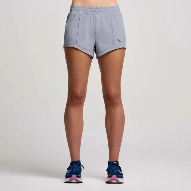Saucony Women's Outpace 3inch Short Μωβ Ανοιχτό SAW800422-IR (Saucony)