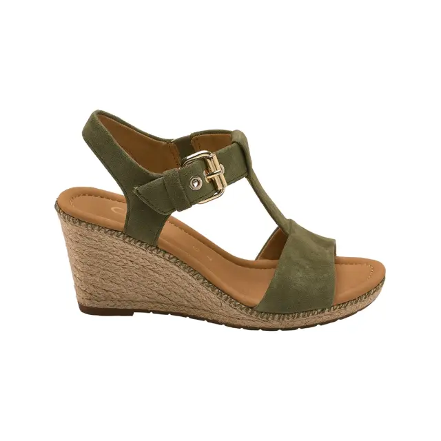 Gabor Πλατφόρμες Γυναικείο δέρμα Nubuck Πράσινο GAB/62824 34-OLIVE