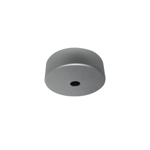 Aca Light ΜΕΤΑΛΛΙΚΗ ΓΚΡΙ ΣΤΡΟΓΓΥΛΗ ΡΟΖΕΤΑ Φ80x30mm