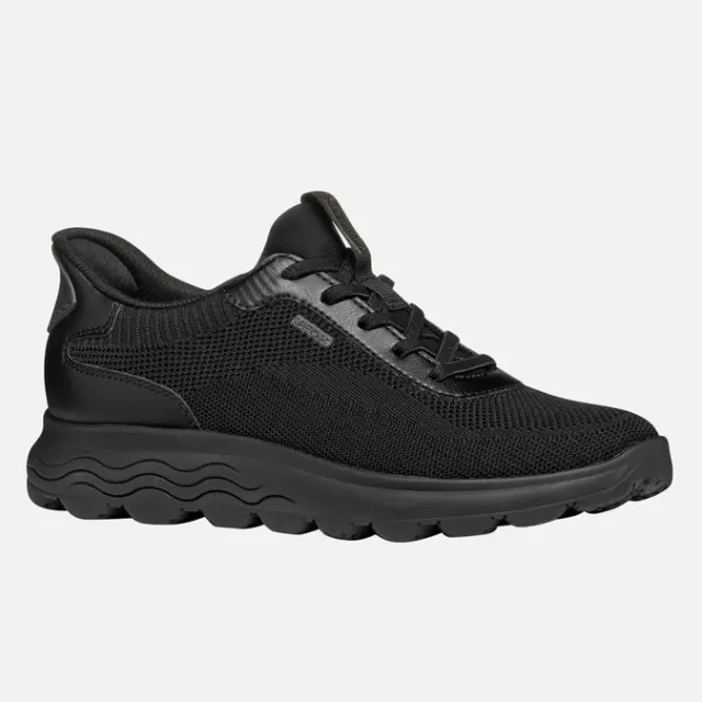 Γυναικεία Ανατομικά Sneakers Geox Spherica Plus D557MA 06KBC C9999 Μαύρα Μαύρο - 36 2