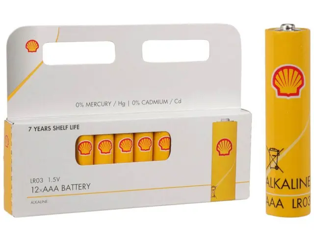 Αλκαλικές μπαταρίες SHELL C31300310 - LR03/AAA - 12 τεμάχια C31300310