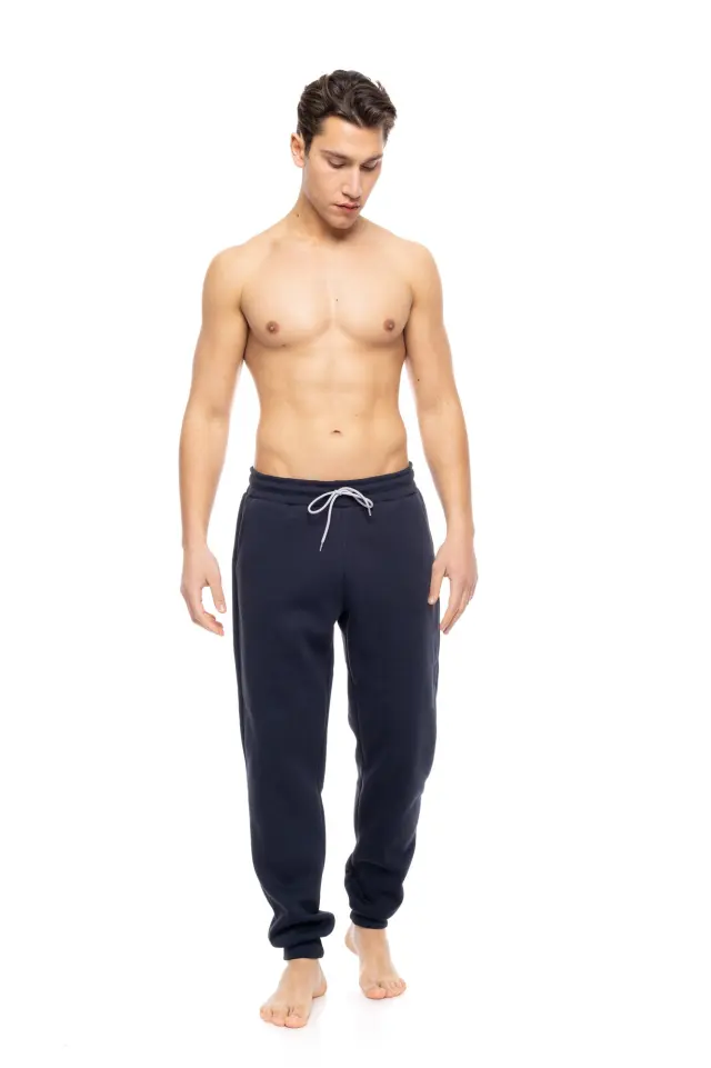 WN-M113 - Black - LONG TRACKSUIT PANTS BASIC
