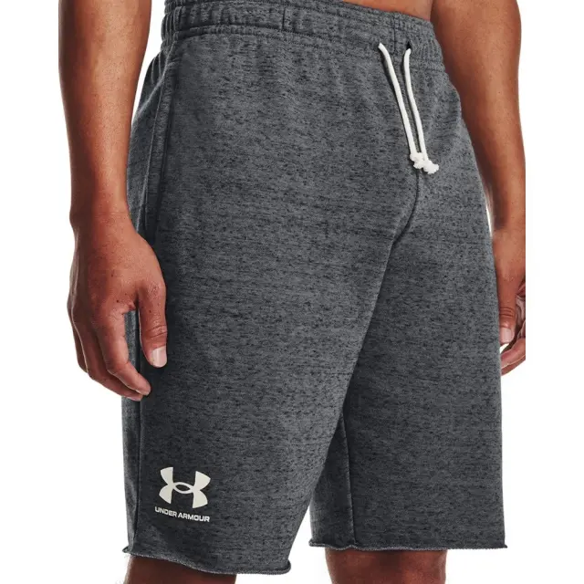 Under Armour Rival Terry Short (1361631-012) - Ανθρακί 3