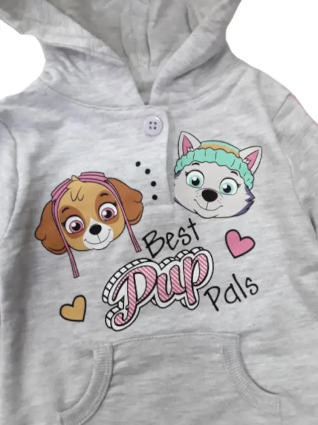 Μπλουζάκι Φούτερ Μακρυμάνικο Grey Girl Beat Pup Pals 8100603 - 12 M (80cm) 3