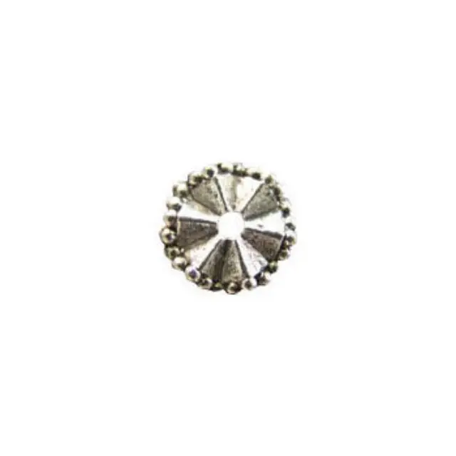Χυτή Χάντρα Pewter - Wavy Spacer 9x2mm - Antique Silver - 4τεμ
