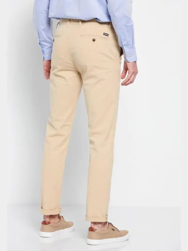 Funky Buddha Chino Pants Cream FBM007-001-02 2