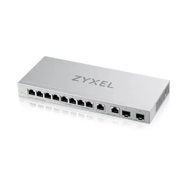 Zyxel XGS1010-12-ZZ0102F v2 Unmanaged L2 Switch με 8 Θύρες Gigabit (1Gbps) Ethernet και 2 SFP Θύρες