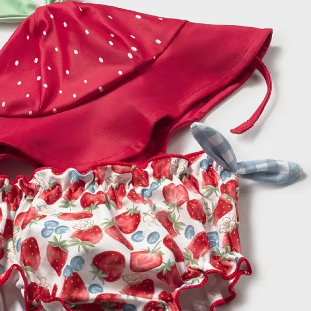 Baby 6 μηνών έως 4 ετών Σετ μαγιό κόκκινο - 12M 2