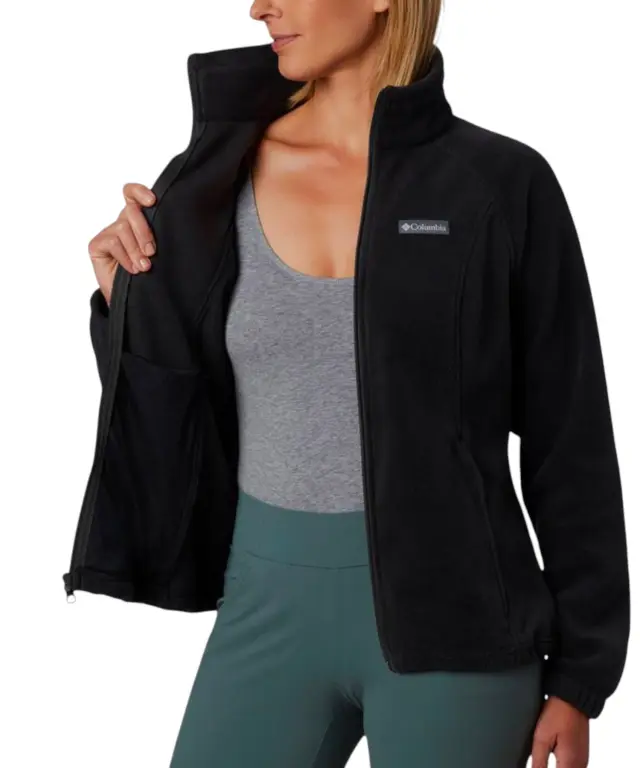 Columbia - Γυναικεία Ζακέτα Φούτερ Fleece Benton Springs WL6439-010 Μαύρο - S 2