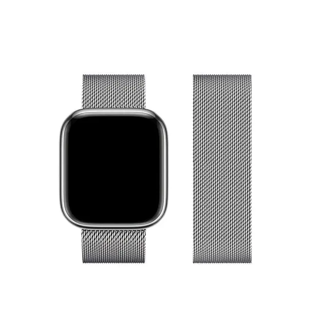 Forcell® FA03 Milanese Λουράκι για Apple Watch 44/45/46/49mm- Silver