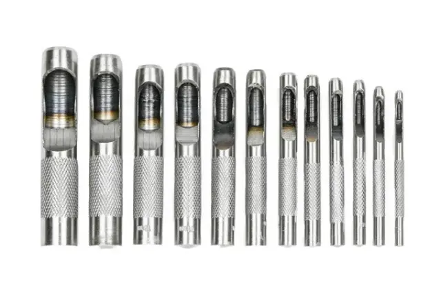 Hollow punch set 12 pieces jumbo