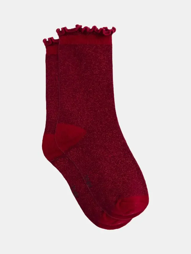 Παιδικές Κάλτσες για Κορίτσια Ruby Sparkle ΚΟΚΚΙΝΟ