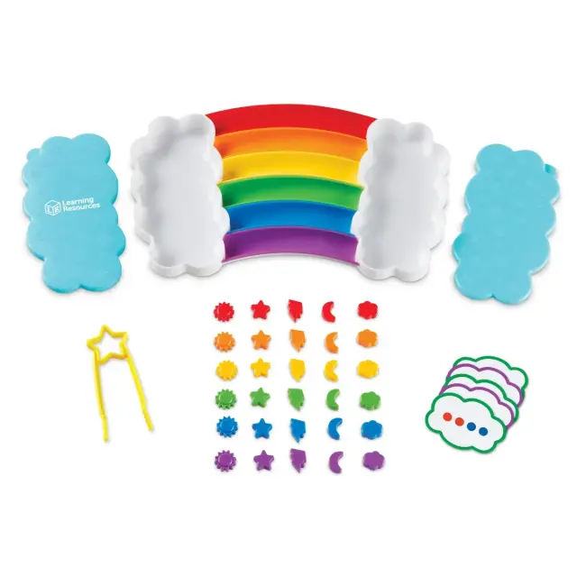 Learning Resources Σετ Ταξινόμησης Ουράνιο Τόξο για 3+ ετών LER 3378 2