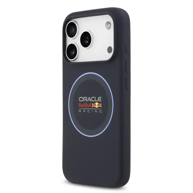 Red Bull Silicone Blue Ring MagSafe Case for iPhone 17 Pro Navy 2