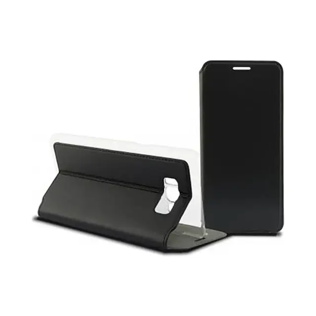 Θήκη Βιβλίο Ksix Slim Book Case Για Samsung Galaxy S8 Μαύρη Διάφανη
