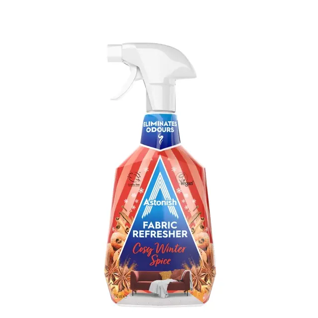 Astonish Αρωματιστής Υφασμάτων Cozy Winter Spice/Κανέλλα Βανίλια 750ml