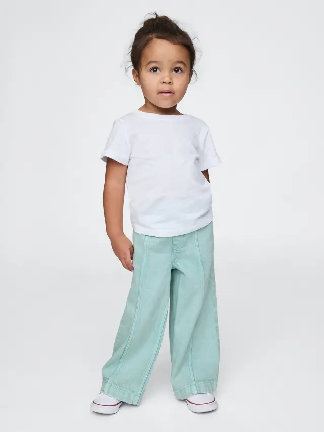 Βρεφικό & Νηπιακό UltraSoft Pull-On Seamed Baggy Τζιν Παντελόνι Surf spray green