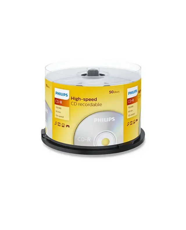 CD-R Κενά Philips 52x 50 Τεμάχια