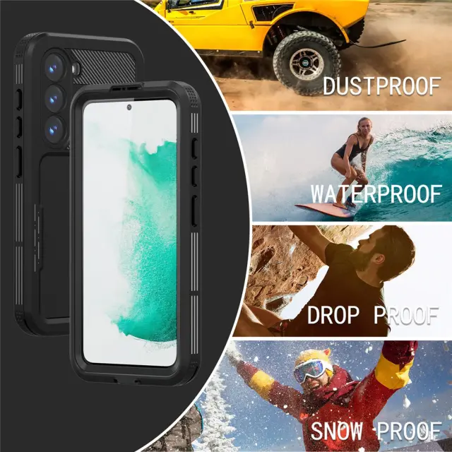 ShellBox - Waterproof IP68 Case - Samsung Galaxy A57 5G - Black 3