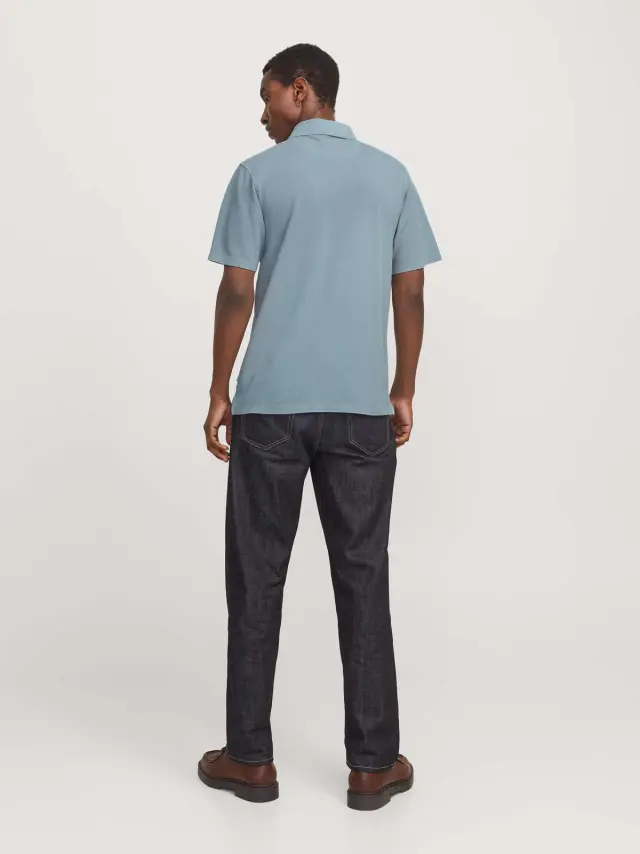 JPRBLUWILLIAM WASH SS POLO SN Flint Stone 2