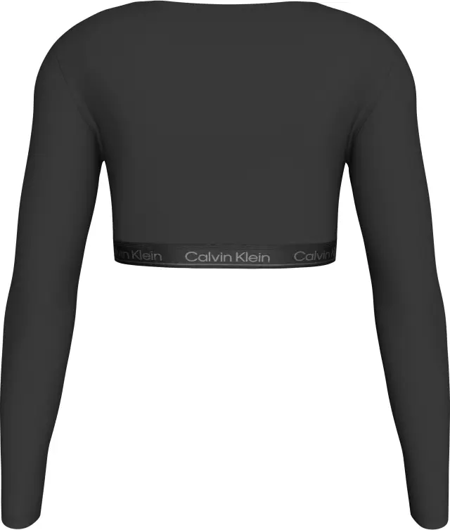 CalvinKlein γυναικείο κροπ μπλουζάκι QF9078-1 2