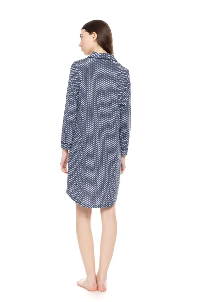 W1571 - Type - NIGHTGOWN BUTTONED MINDNIGHT FOREST 3