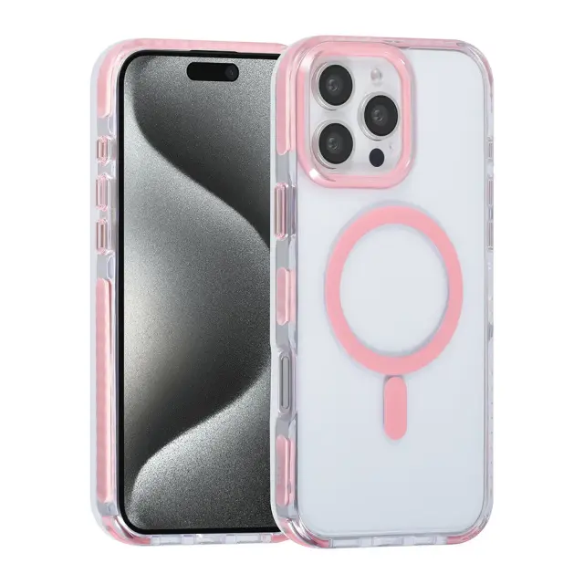 TUNIQ iPhone 16 Pro Max Back cover case Pink