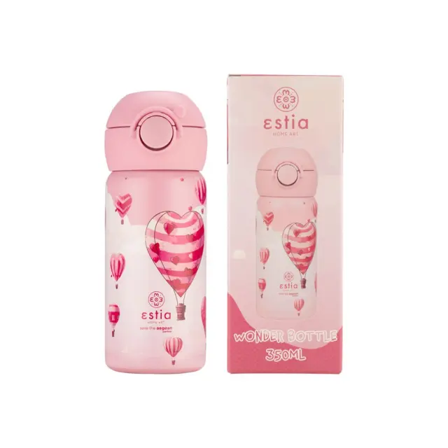 Estia Wonder Bottle Save the Aegean Non Spill Love Ascend 350ml