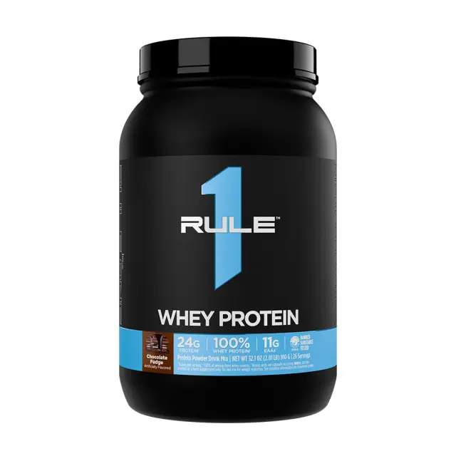 Rule1 Whey Protein Chocolate Fudge, 2 lbs