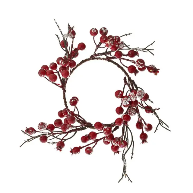 Στεφάνι με κόκκινα ρόδια berries 20cm Iliadis 79686