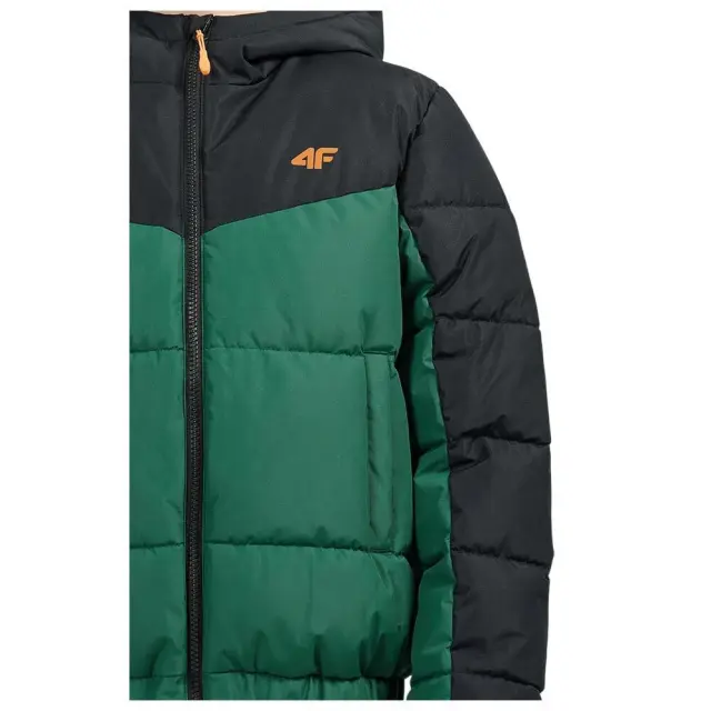 4F Down Jacket Junior Green/Black 4FJWAW26TDJAM0915-46S - 164 3