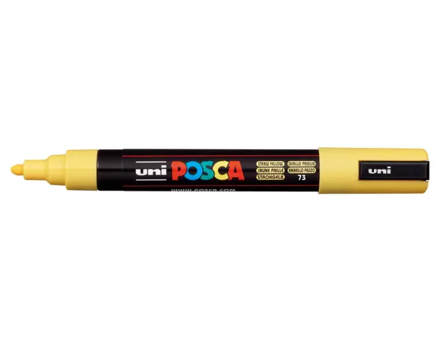 Μαρκαδόρος Σχεδίου Uni Posca PC-5M Medium με πάχος μύτης 1.8-2.5mm - Straw YellowPC-5M(E) - AXYPO KITPINO