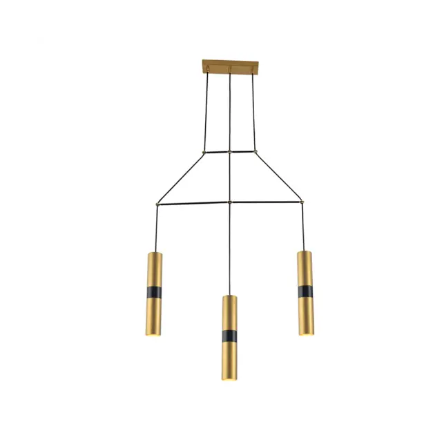 AcaLight Offer NETTO ΚΡΕΜΑΣΤΟ ΦΩΤΙΣΤΙΚΟ ΟΡΕΙΧΑΛΚΟ ΜΕΤΑΛΛΙΚΟ ΣΥΜΒΑΤΙΚΟ 3XGU10 660X80X1500ΜM